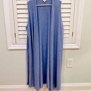 LuLaRoe JOY longline sleeveless Vest